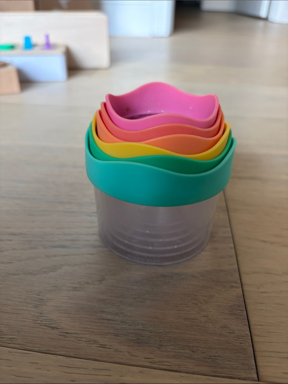 Lovevery Multi-Color Silicone Nesting Cups
